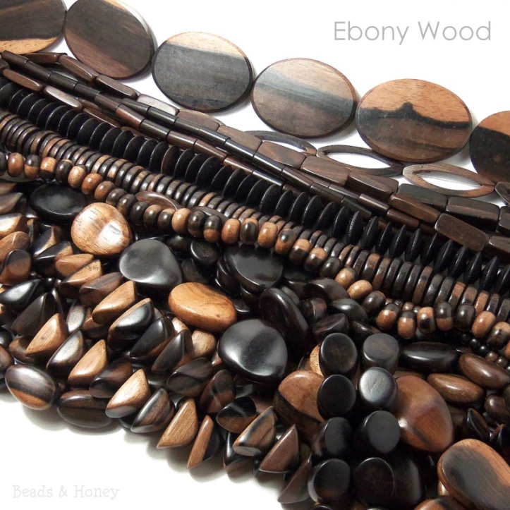Ebony Wood Beads at Beads & Honey